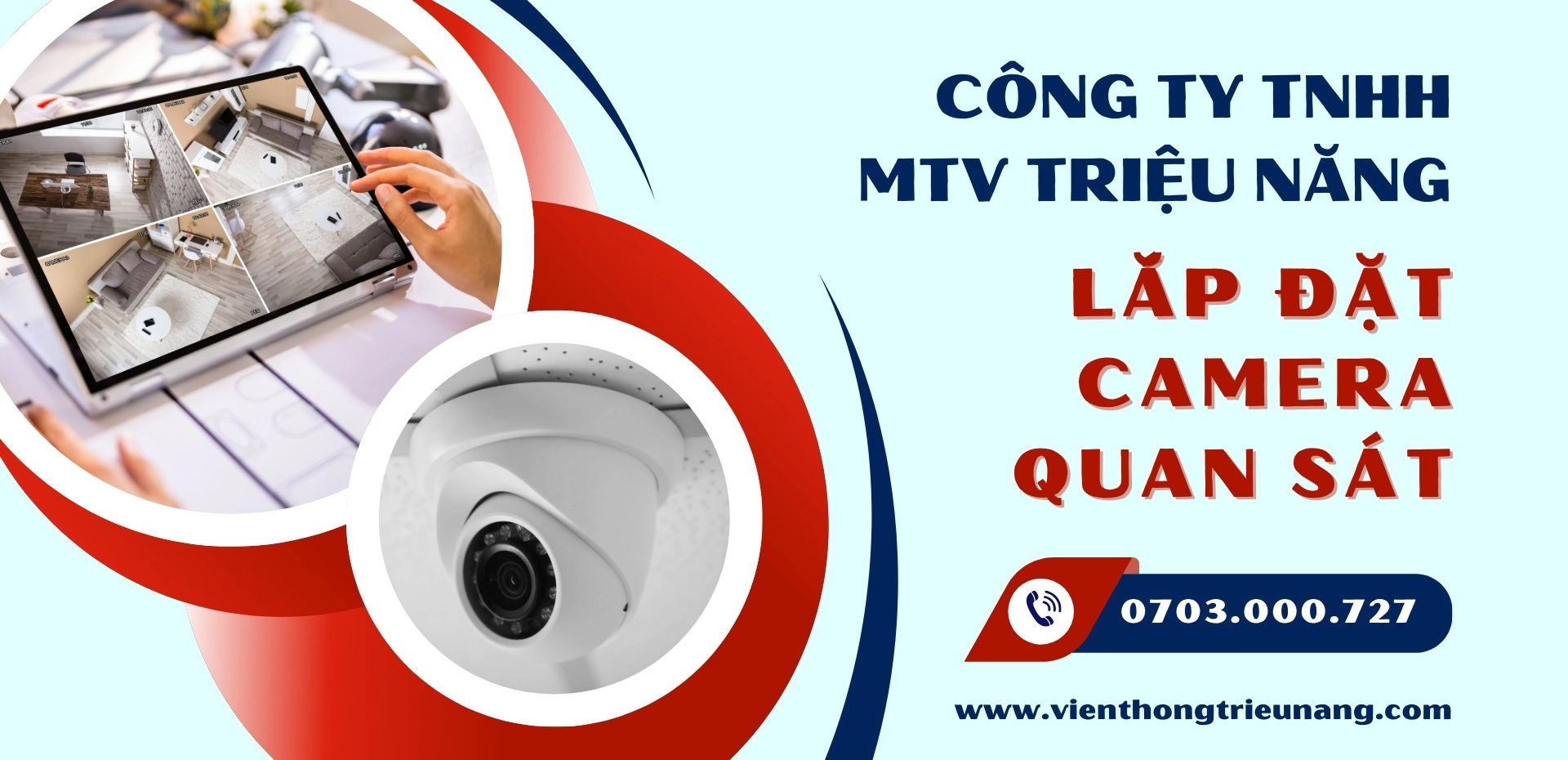 Lắp đặt camera quan sát Triệu Năng