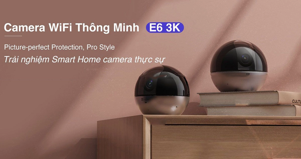 Camera WiFi EZVIZ E6 3K 5MP QHD 1440p - Sự Lựa Chọn Lý Tưởng Cho Ngôi Nhà Của Bạn