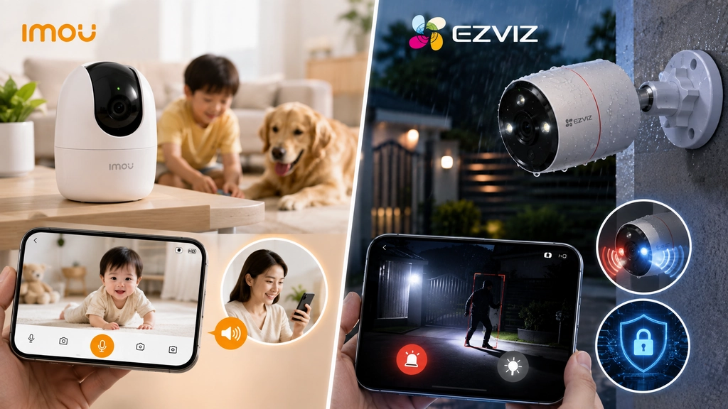 Cách lựa chọn camera Imou và Ezviz theo nhu cầu