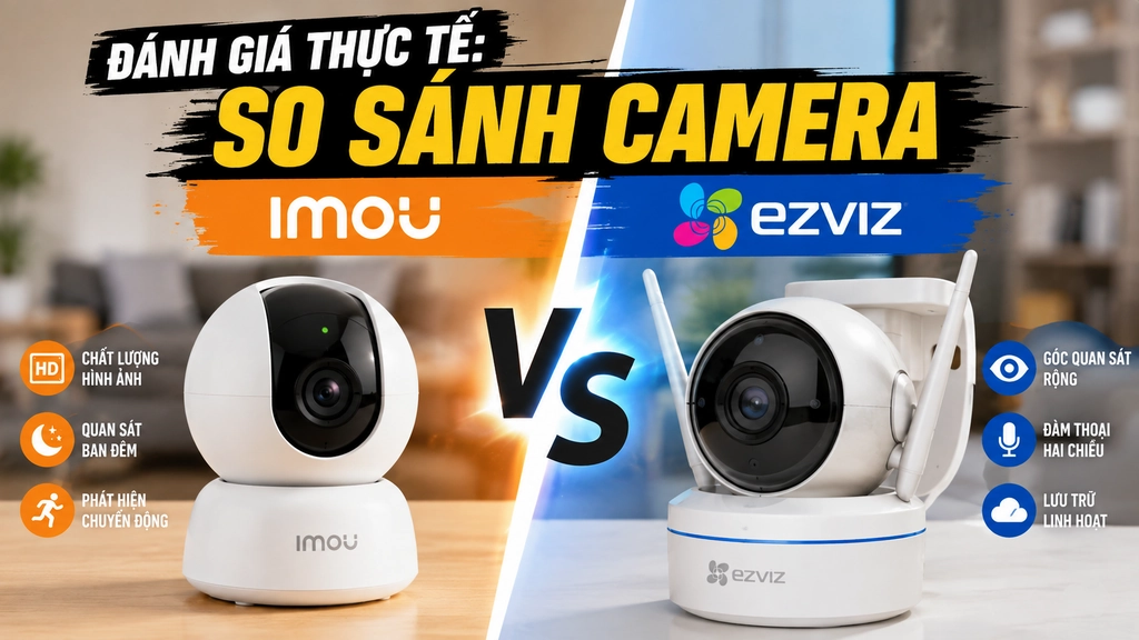 So sánh camera Imou và Ezviz