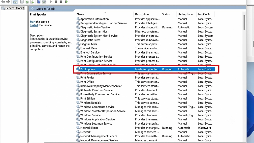 cửa sổ Services (services.msc)