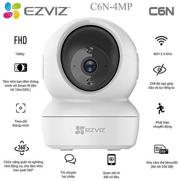 Camera WiFi xoay 360 độ EZVIZ C6N 4.0 MP 