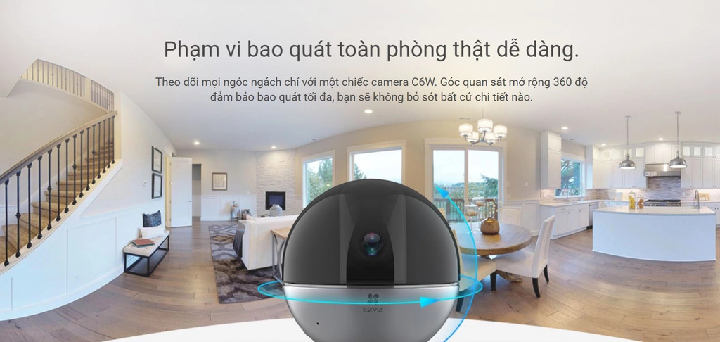 Camera C6W Quay Quét 360 độ - Tích Hợp AI Thông Minh Tăng Cường An Ninh Hiệu Quả