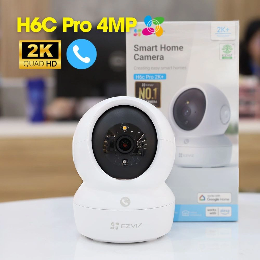 Camera WiFi EZVIZ H6C 2K+ 4.0MP QHD 1440P