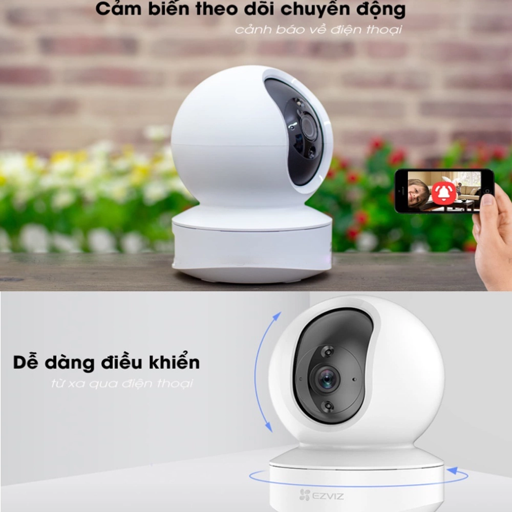 Camera WiFi EZVIZ TY1 2MP Full HD 1080p - Phát Hiện Chuyển Động Thông Minh