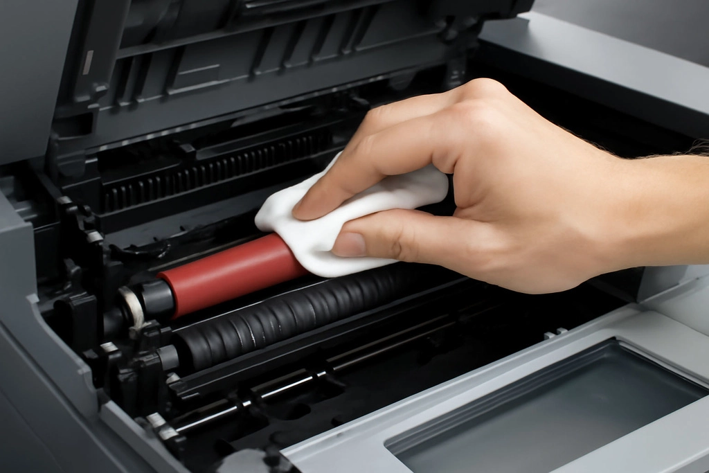 Vệ sinh phần cụm sây của máy photocopy