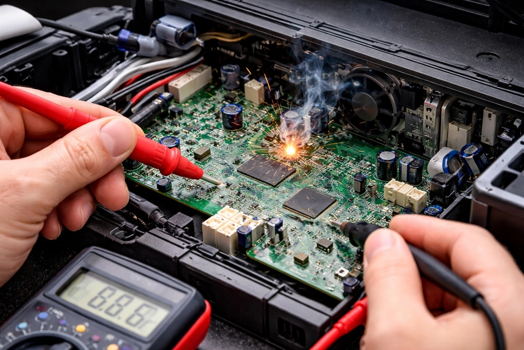 Lỗi bảng mạch điều khiển của máy in