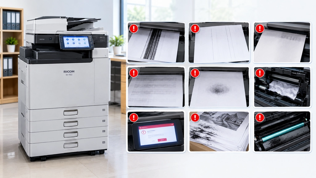 Tổng hợp các lỗi của máy photocopy Ricoh