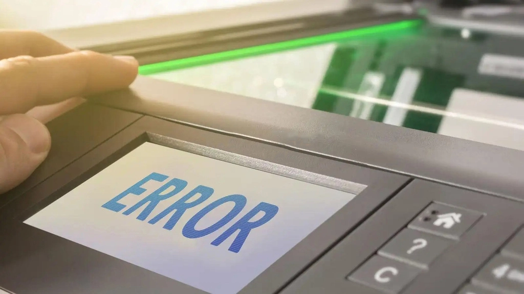 Lỗi phần mềm hoặc kết nối của máy photocopy