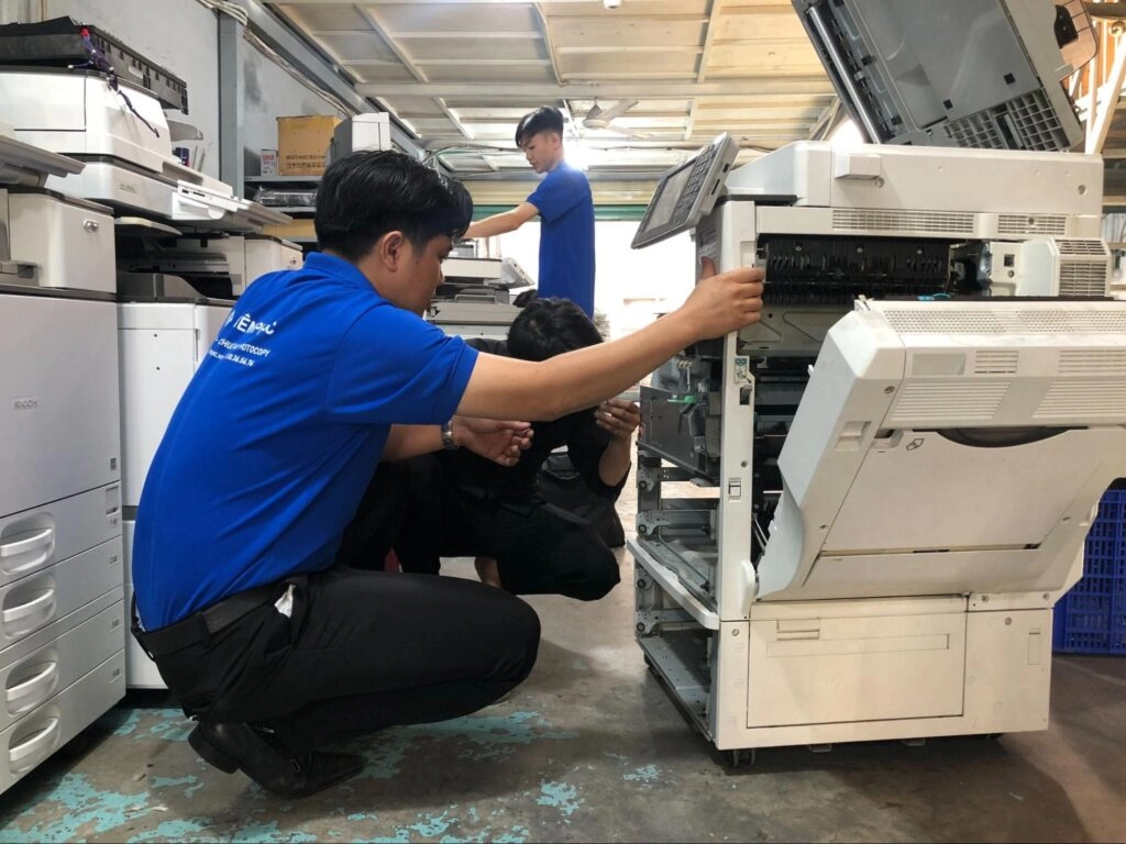 Luôn giữ vệ sinh máy photocopy