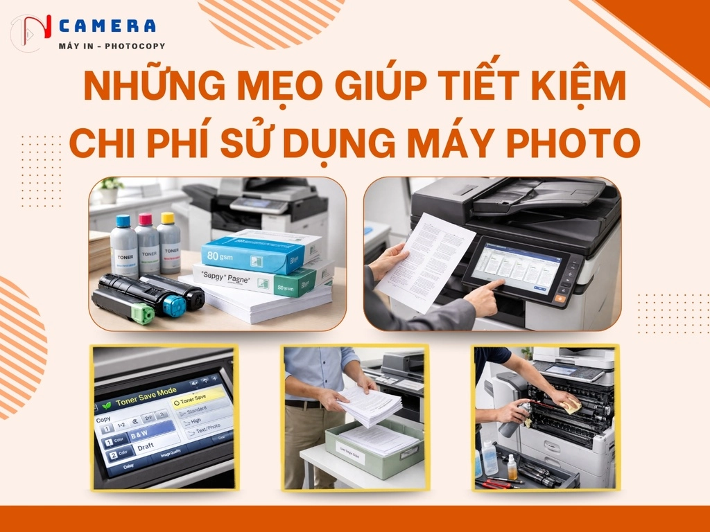 Những mẹo giúp tiết kiệm chi phí sử dụng máy photo