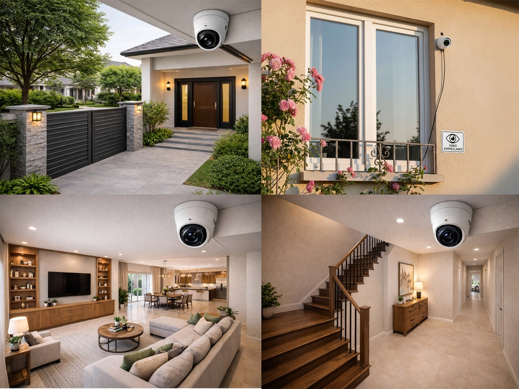 Những vị trí nên lắp đặt camera quan sát