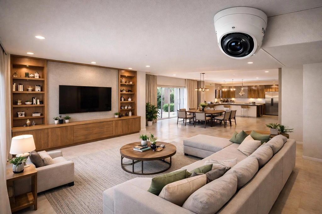 Phòng khách giúp theo dõi không gian của căn nhà