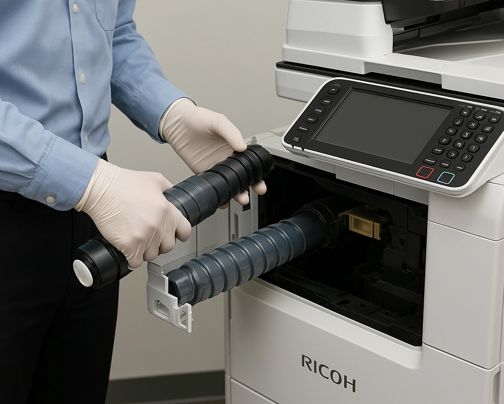 Máy đã hết mực hoặc giấy khi thực hiện các lệnh