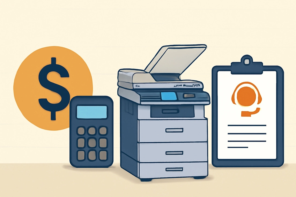 Giá cả và chính sách hỗ trợ của máy photocopy