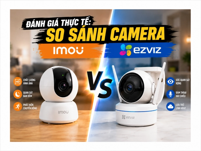 Đánh Giá Thực Tế: So Sánh Camera IMOU Và EZVIZ