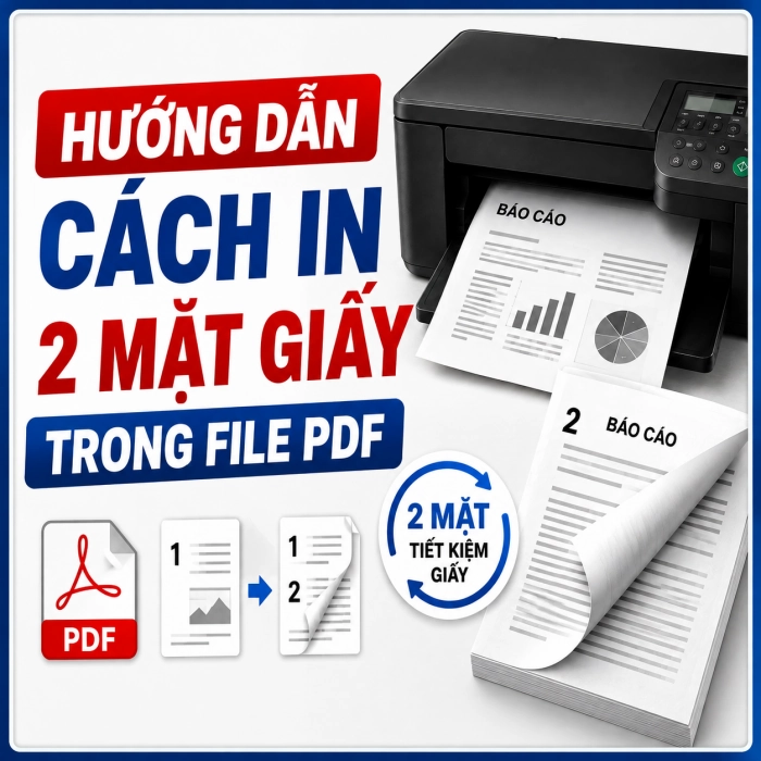 Hướng Dẫn Cách In 2 Mặt Giấy Cho File PDF