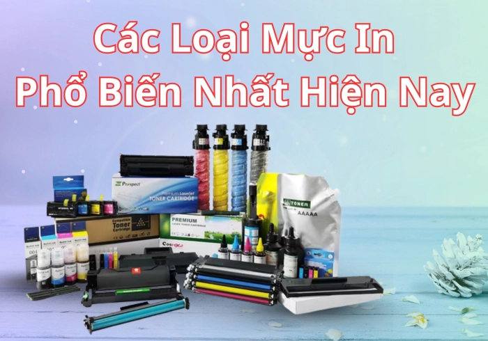 Những loại mực in phổ biến nhất hiện nay