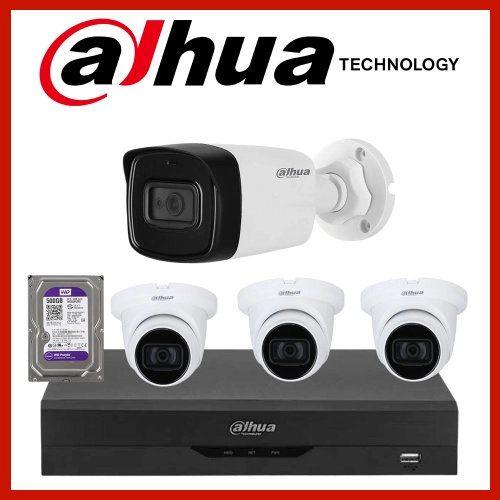 Lắp đặt trọn bộ 4 camera Dahua 5.0MP (DAH-539110)