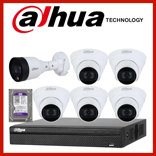 Lắp Đặt Trọn Bộ 6 Camera Ip Dahua 2.0Mp (Dah-2545146)