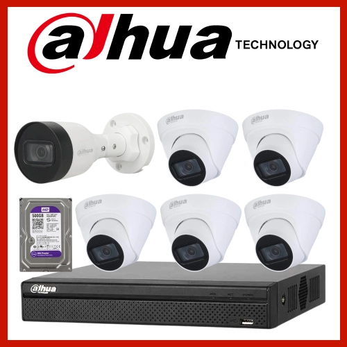 Lắp đặt trọn bộ 6 camera IP Dahua 4.0MP (DAH-4547148)