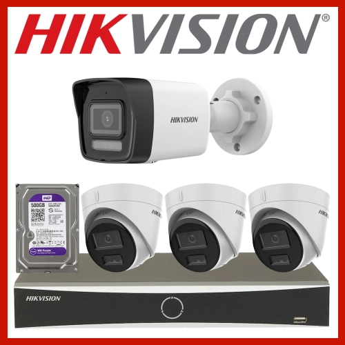 Trọn Bộ 4 Camera Ip HIKvision 4.0Mp (HIK-4357158)