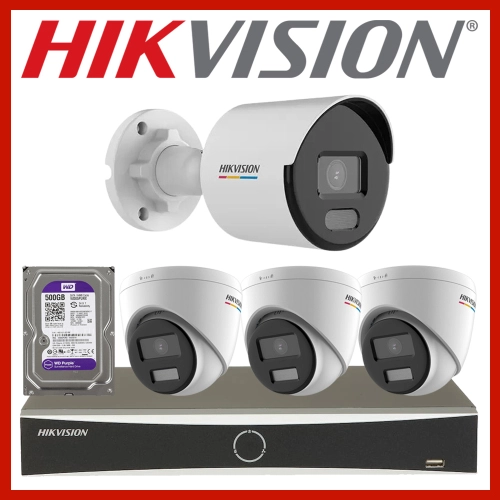 Trọn bộ 4 camera IP HIKvision 2.0MP (HIK-2311112)